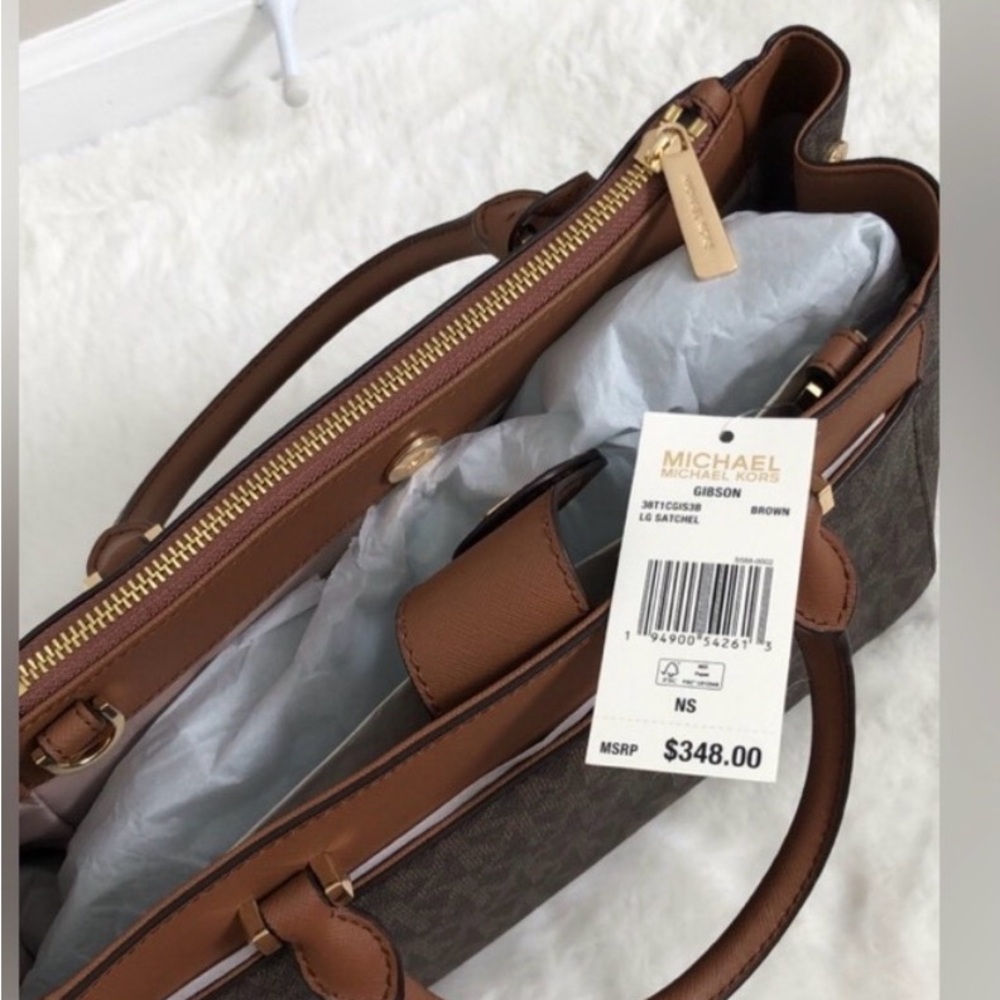 Michael Kors Brown and Tan Satchel - Picture 10 of 12
